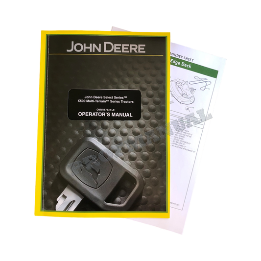 JOHN DEERE X500 X520 X534 X540 TRACTOR OPERATORS MANUAL + !BONUS!