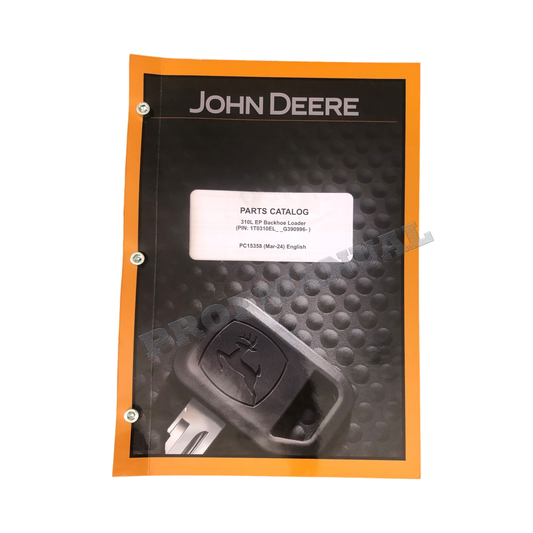 JOHN DEERE 310L EP BACKHOE LOADER PARTS CATALOG MANUAL #1