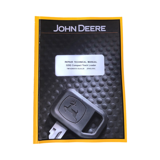 JOHN DEERE 325G COMPACK TRACK LOADER REPAIR SERVICE MANUAL ser J328658 -+ !BONUS!