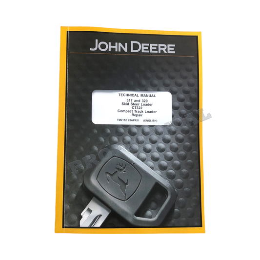 JOHN DEERE 317 SKID STEER LOADER СТ322 COMPACT TRACK LOADER REPAIR MANUAL+ !BONUS!