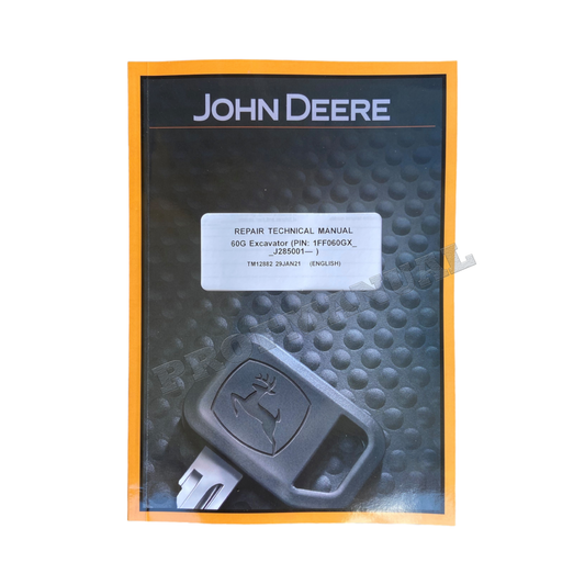 JOHN DEERE 60G EXCAVATOR REPAIR SERVICE MANUAL+ !BONUS!