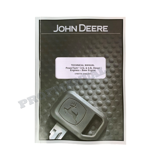 John Deere 4045 6068 4.5L 6.8L Engine Service manual Worldwide