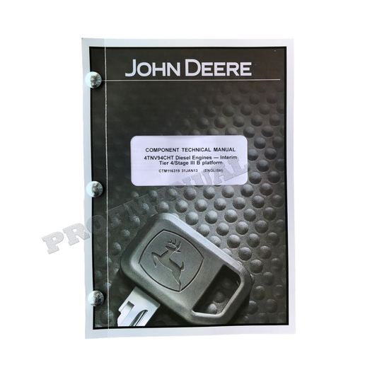 John Deere Yanmar 4TNV94CHT Engine Service manual