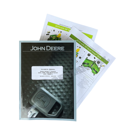 JOHN DEERE X570  X580  X584 TRACTOR SERVICE MANUAL+ !BONUS!