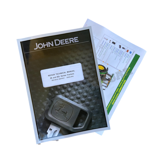 JOHN DEERE 5085E 5090E 5090EL 5100E TRACTOR REPAIR SERVICE MANUAL #2+ !BONUS!