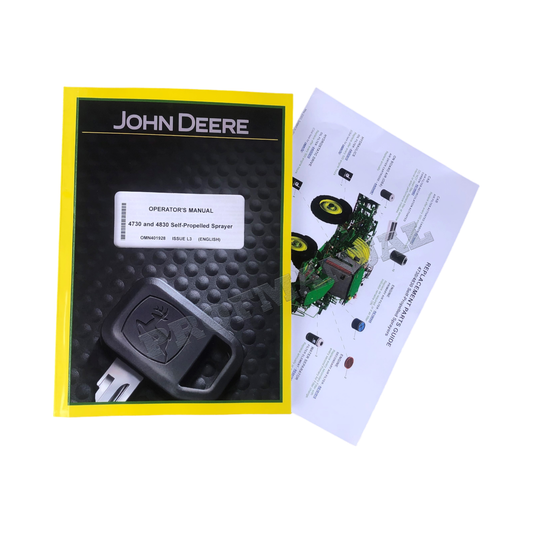 JOHN DEERE 4730 4830 SPRAYER OPERATORS MANUAL + !BONUS! Serial 13001-18000