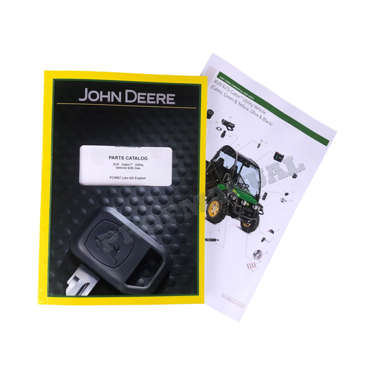 JOHN DEERE XUV 625I GATOR UTILITY VEHICLE PARTS CATALOG MANUAL + !BONUS!