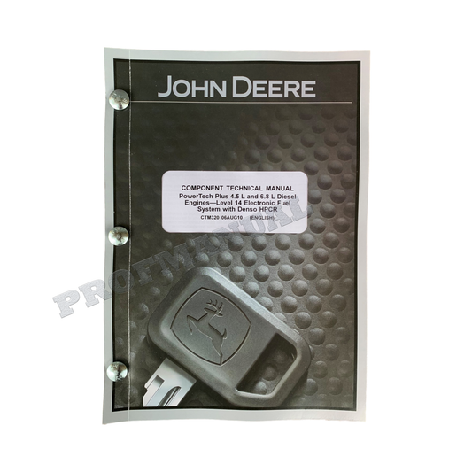 John Deere 4045-6068 Diesel Engine Fuel System Service Manual