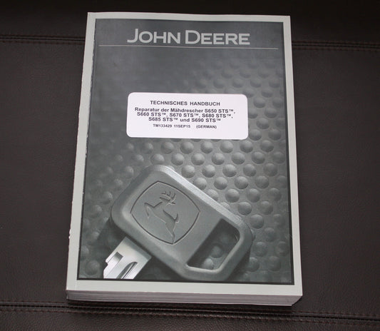 JOHN DEERE S680 S685 S690 STS TM MAHDRESCHER REPARATURHANDBUCH Worldwide