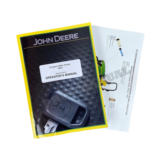 JOHN DEERE 2320 TRACTOR OPERATORS MANUAL SER.102001- !BONUS!