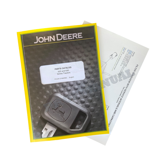 JOHN DEERE 620 630 TRACTOR PARTS CATALOG MANUAL+ !BONUS!