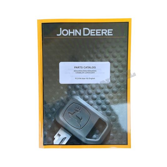 JOHN DEERE 450G 455G 550G 555G 650G CRAWLER DOZER PARTS CATALOG MANUAL