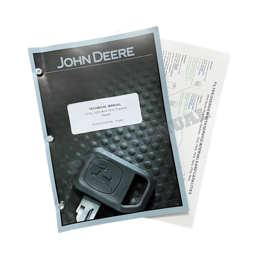 JOHN DEERE 7210 7410 7510 TRACTOR REPAIR SERVICE MANUAL+ !BONUS!