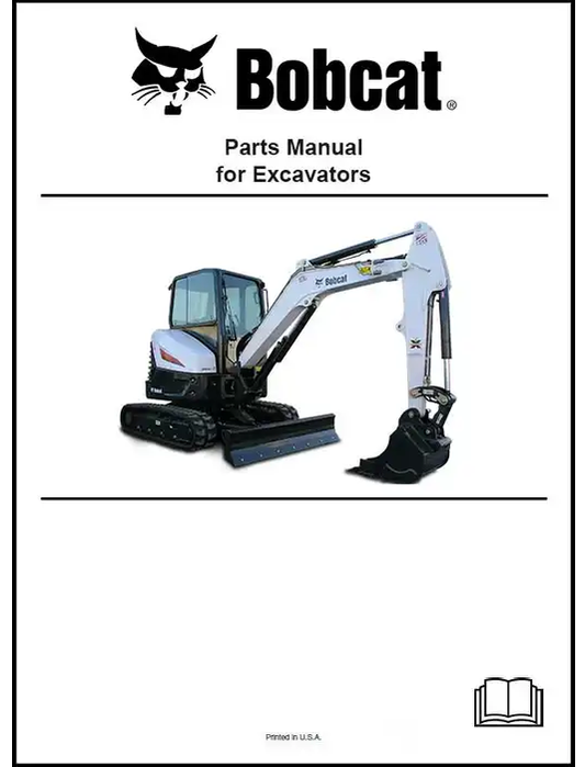Bobcat 220 Excavator Parts Catalog Manual 508212001-508214999