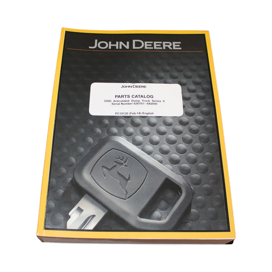 JOHN DEERE 250D DUMP TRUCK PARTS CATALOG MANUAL #1