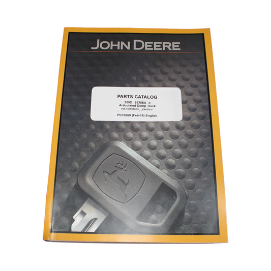 JOHN DEERE 250D DUMP TRUCK PARTS CATALOG MANUAL #2
