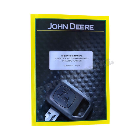 JOHN DEERE 7300 PLANTER OPERATORS MANUAL #2
