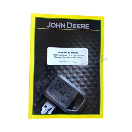 JOHN DEERE 7200 DRAWN (STANDARD) 4R & 6RN PLANTER OPERATORS MANUAL #5