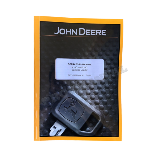 JOHN DEERE 410D 510D BACKHOE OPERATORS MANUAL #1