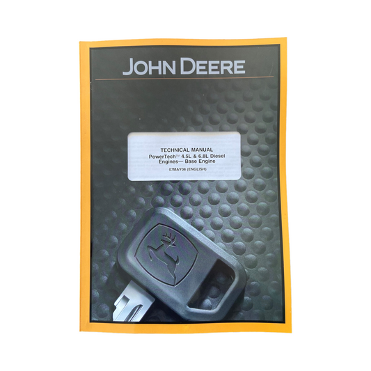 JOHN DEERE 450J ENGINE & FUEL SYSTEM SERVICE MANUALS SET 2 BOOKS