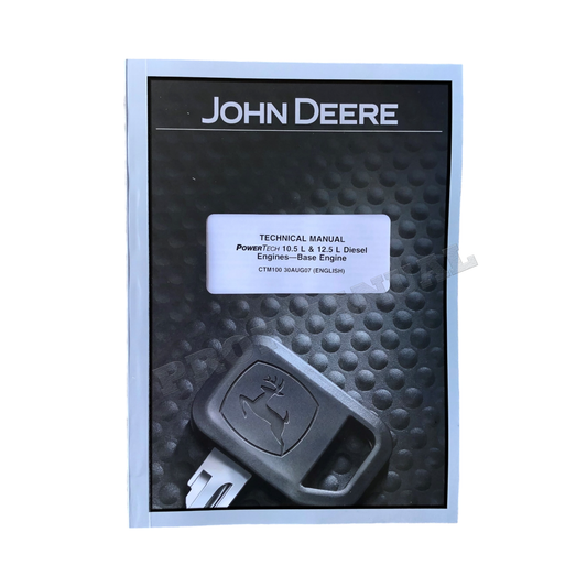 John Deere POWERTECH 6105 10.5 L 6125 12.5 L Engine Service manual
