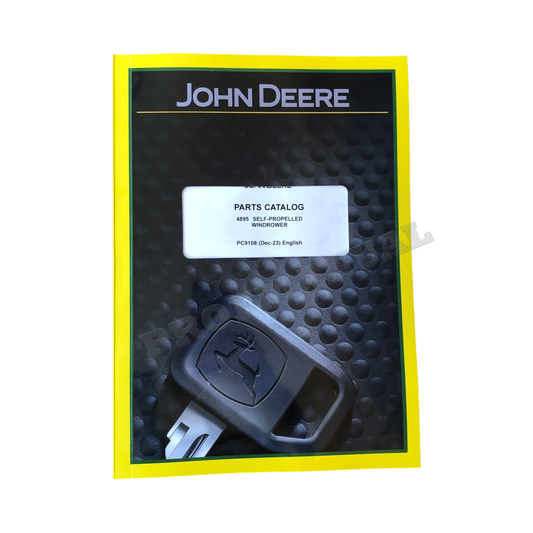 JOHN DEERE 4895 WINDROWER PARTS CATALOG MANUAL