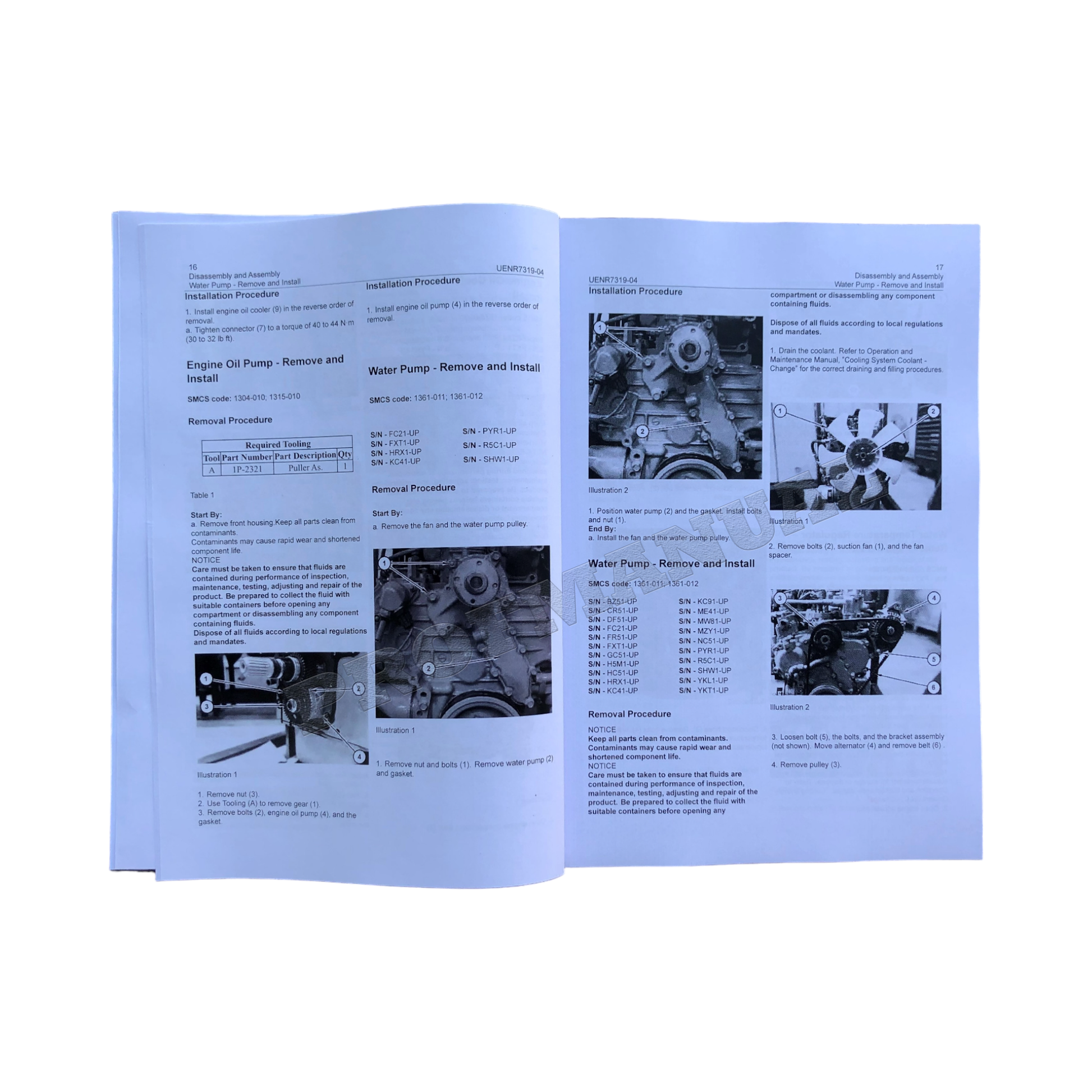 Caterpillar C2.4 Tier 4 Final Engine Built Machine Service Manual