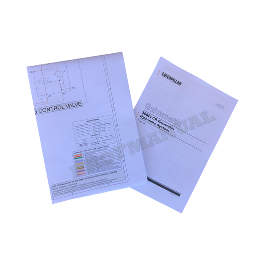 Caterpillar 308E2 CR Excavator Hydraulic System Schematic Service Manual FJX1-Up