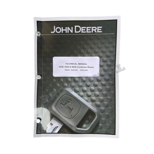 JOHN DEERE 9550 9650 9450 COMBINE REPAIR SERVICE MANUAL+ !BONUS!