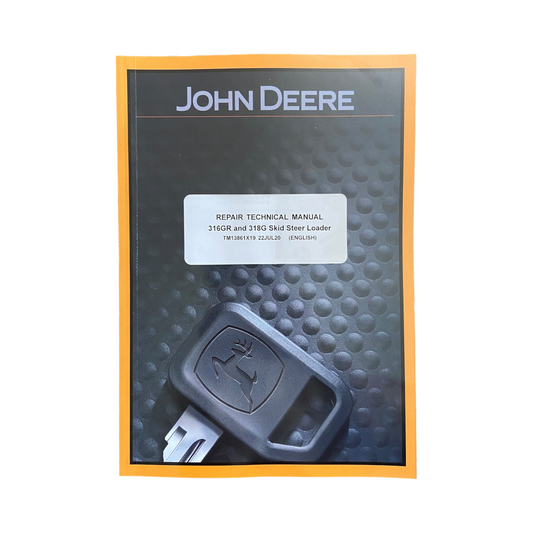 JOHN DEERE 316GR 318G SKID STEER LOADER REPAIR SERVICE MANUAL #3
