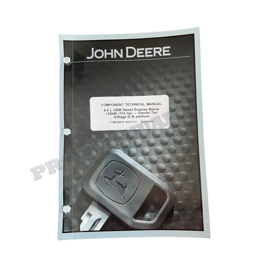 John Deere 6068 6.8L Engine Level 23 ECU Service manual