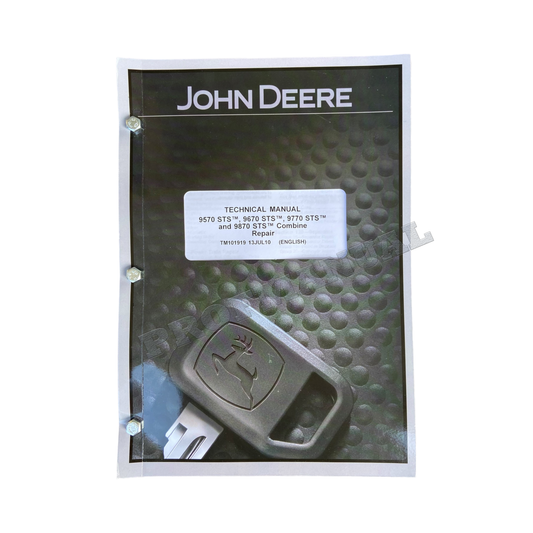 JOHN DEERE 9570 STS 9670 STS 9770 STS 9870 STS COMBINE REPAIR SERVICE MANUAL