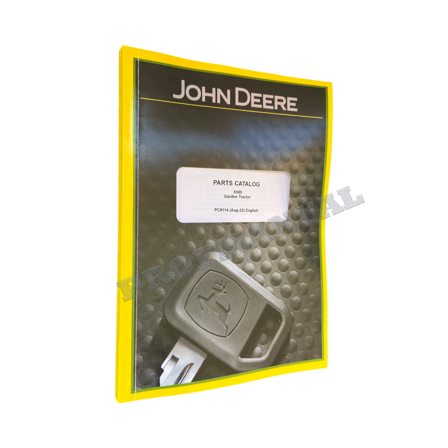 JOHN DEERE X585 TRACTOR PARTS CATALOG MANUAL