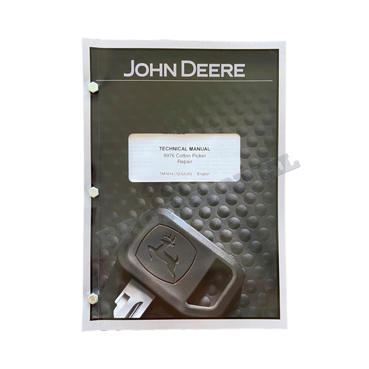JONH DEERE 9976 COTTON PICKER REPAIR SERVICE MANUAL TM1614