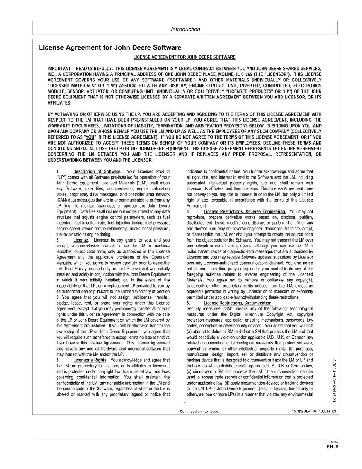 JOHN DEERE 310SL BACKHOE LOADER OPERATORS MANUAL 1 PROFMANUAL