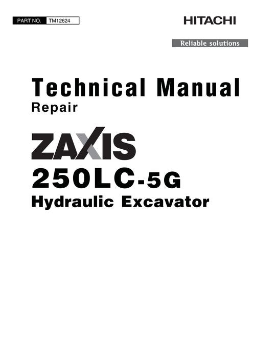 HITACHI ZAXIS 250LC-5G EXCAVATOR REPAIR SERVICE MANUAL #2