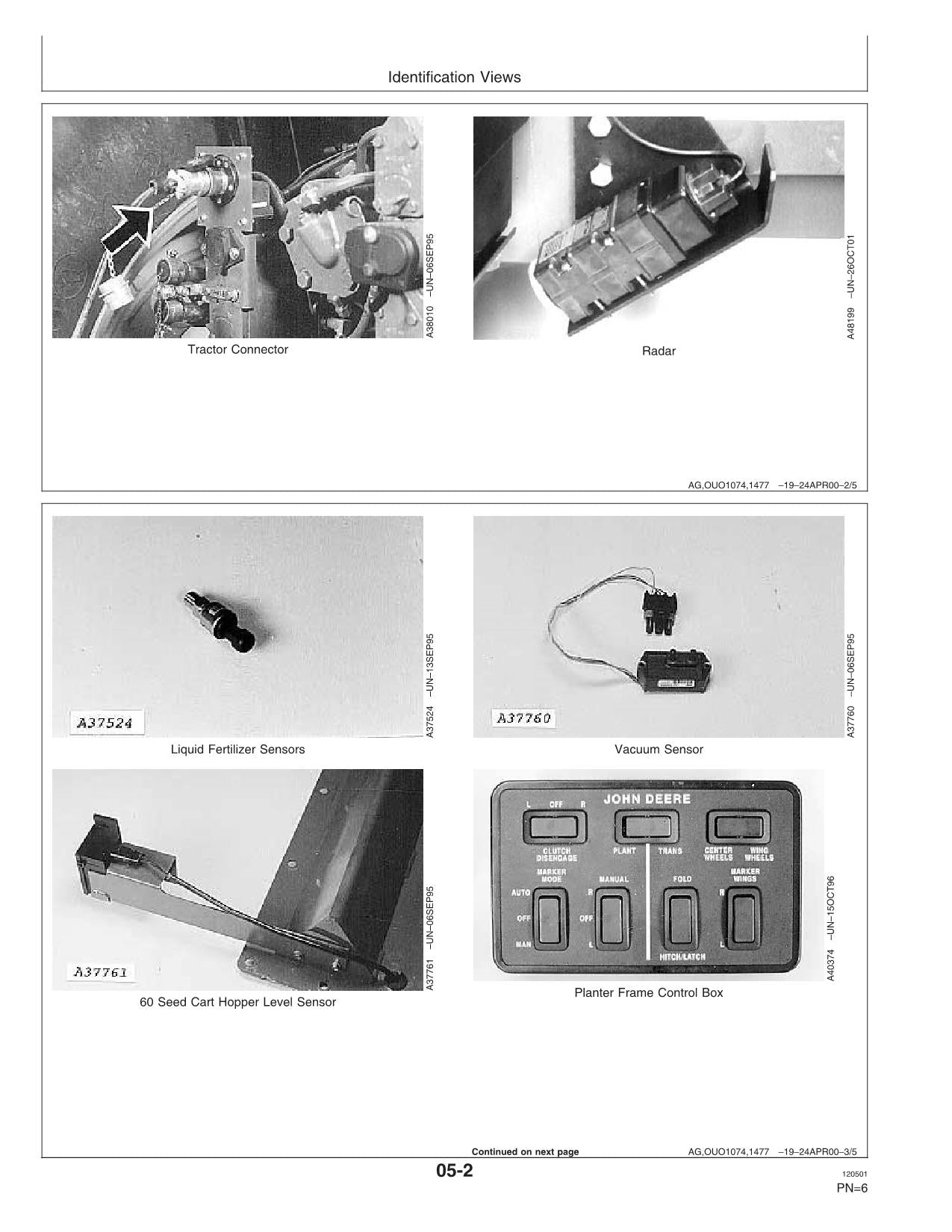 JOHN DEERE SEEDSTAR SEED MONITOR & VARIABLE RATE DRIVE PLANTER OPERATO