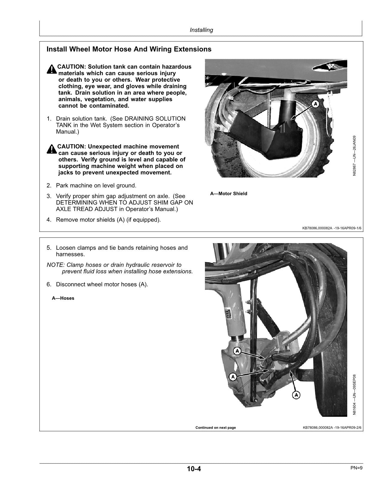 JOHN DEERE 4730 SPRAYER OPERATORS MANUAL 3 PROFMANUAL
