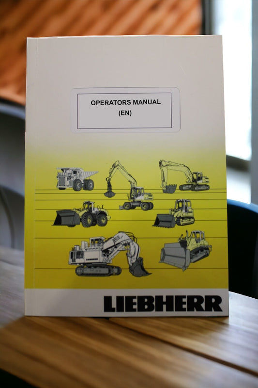 Liebherr LR634 CRAWLER LOADER Operators manual 9085119 serial 10606